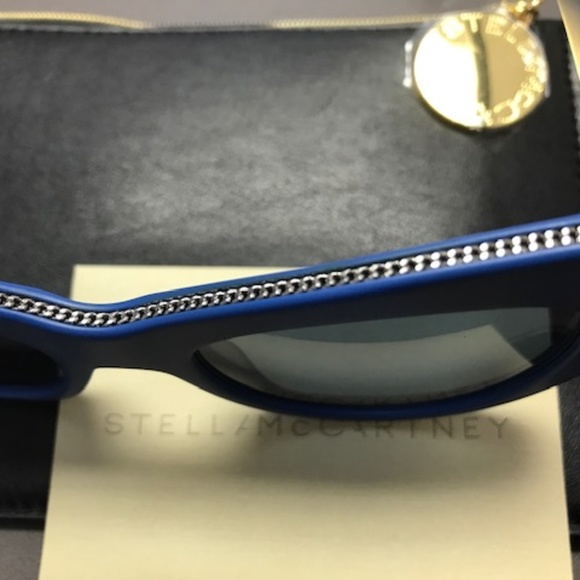 STELLA McCARTNEY SC0006S Cat Eye Blue Sunglasses - Picture 5 of 8